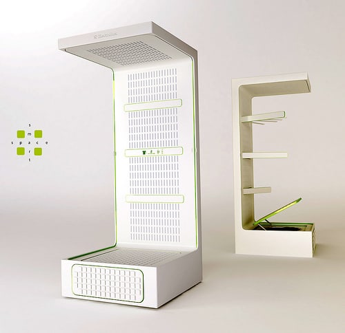Smart Space Smart Space combines a shower, washing machine and dryer