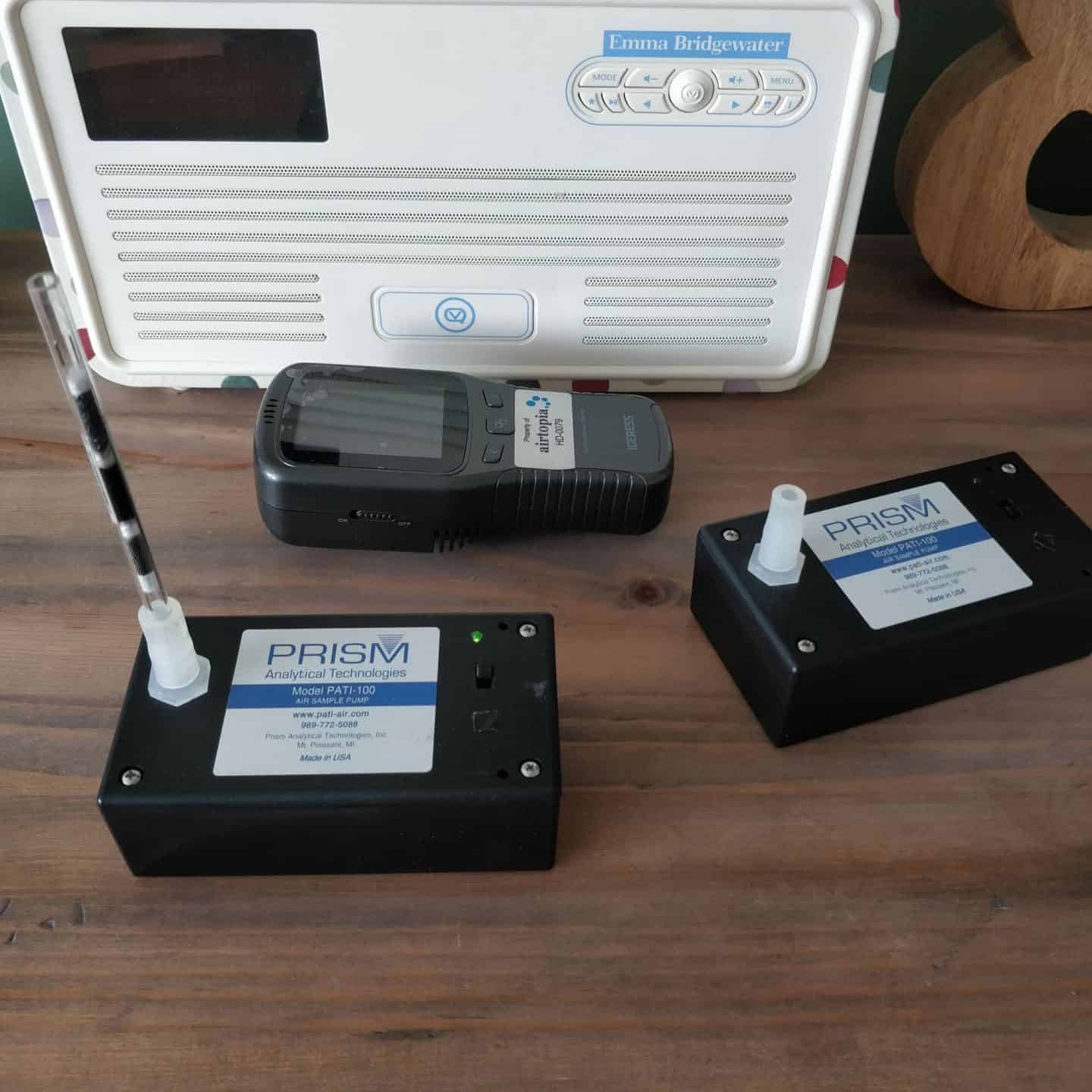 Indoor air quality test equipment