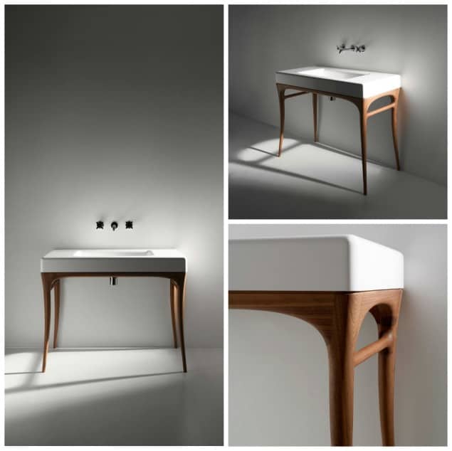 Armonia bathroom console by Antonio Lupi