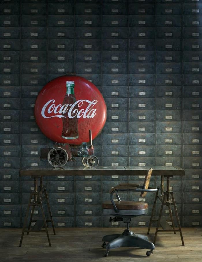 Curator Oxidised Wallpaper by Andrew Martin Curator Oxidised Wallpaper by Andrew Martin