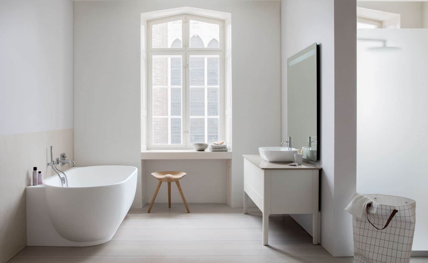 Luv collection designed by Cecile Manz for Luxury bathroom brand Duravit