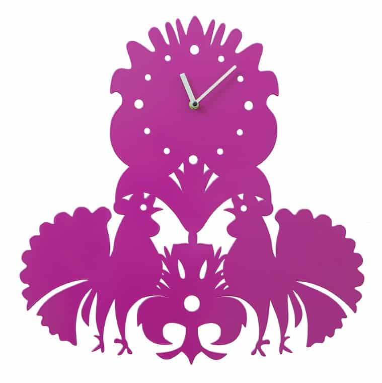 Folk Wall Clock