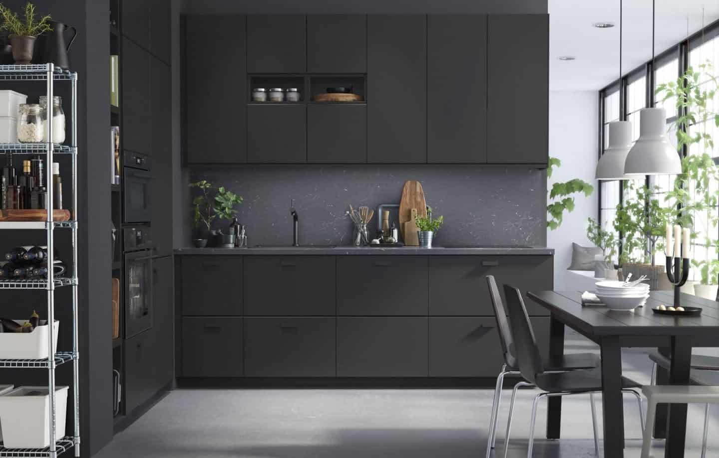 IKEA is transitioning to the Circular Economy model. The Kungsbacka kitchen fronts are made entirely from 100% recycled FSC(R) certified wood and PET-bottles.