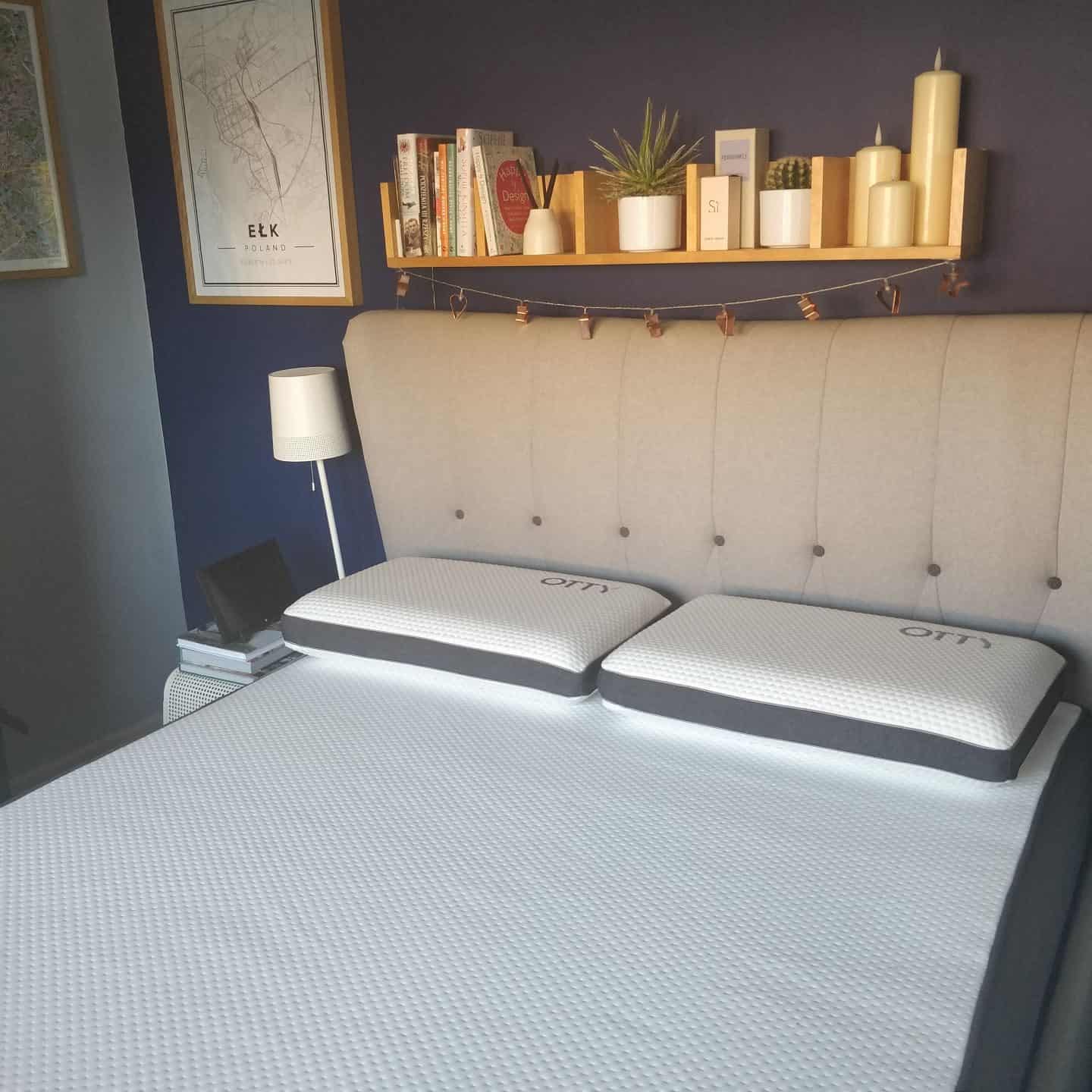 World Sleep Day 2020-5 Ways to Improve your Sleep. New Otty mattress and pillows on a bed