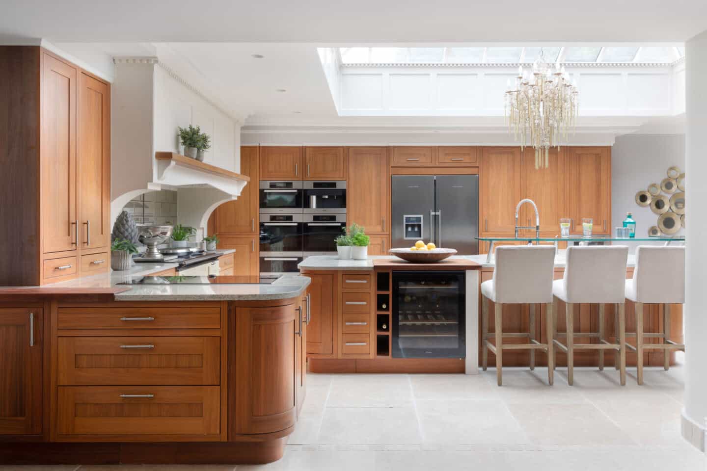 How to get your dream kitchen on a budget. Pre-loved walnut kitchen from used kitchen exchange