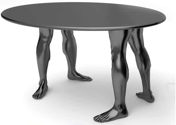 Samal design human table Samal design human table